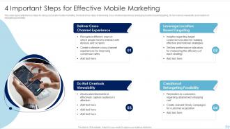 4 Important Steps For Effective Mobile Marketing