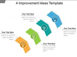 4 improvement ideas template good ppt example