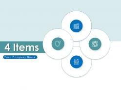 4 Items Business Elements Finances Management Service Product Marketing