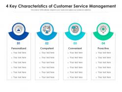 4 Key Characteristics Of Customer Service Management