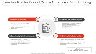 4 Key Practices For Product Quality Assurance In Manufacturing