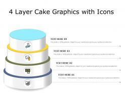 4 layer cake graphics with icons