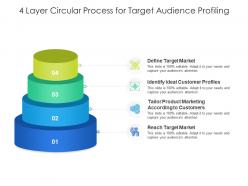 4 layer circular process for target audience profiling
