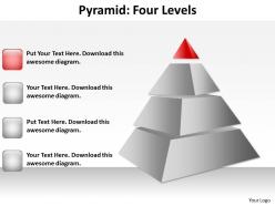 86173685 style layered pyramid 4 piece powerpoint presentation diagram infographic slide