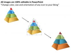 4 level pyramid with 3d design