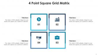 4 matrix powerpoint ppt template bundles