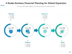 4 nodes business financial planning for global expansion