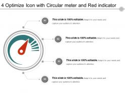 4 Optimize Icon With Circular Meter And Red Indicator