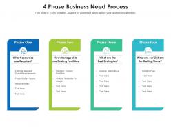 4 phase business need process