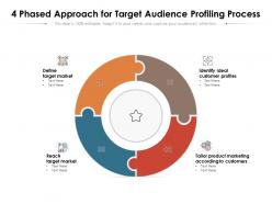 4 phased approach for target audience profiling process