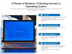 4 phases of windows 10 booting process in operating system