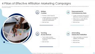 4 Pillars Of Effective Affiliation Marketing Campaigns