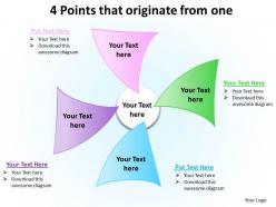 4 points that originate from one 2