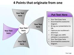 4 points that originate from one 2