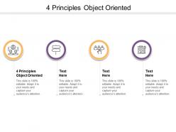 4 principles object oriented ppt powerpoint presentationmodel brochure cpb