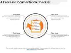 4 process documentation checklist example of ppt