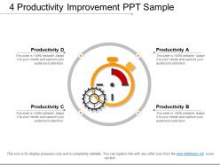 4 productivity improvement ppt sample