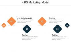 4 ps marketing model ppt powerpoint presentation outline picture cpb