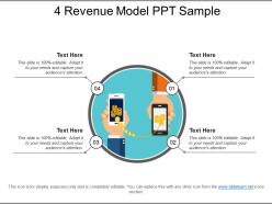 4 revenue model ppt sample