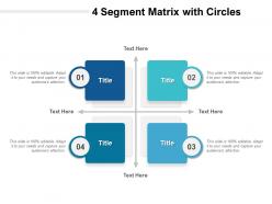 4 Segment Matrix With Circles