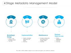 4 stage metadata management model