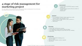 4 Stage Of Risk Management For Marketing Project
