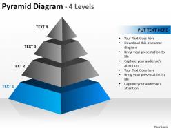 87497310 style layered pyramid 4 piece powerpoint presentation diagram infographic slide