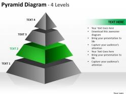 87497310 style layered pyramid 4 piece powerpoint presentation diagram infographic slide