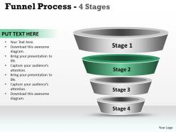 32249200 style layered funnel 4 piece powerpoint presentation diagram infographic slide