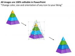 44686690 style layered pyramid 4 piece powerpoint presentation diagram infographic slide