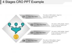 4 stages cro ppt example