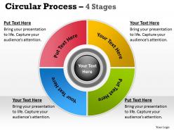 4 stages flow chart business process management 8