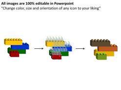 4 stages lego blocks
