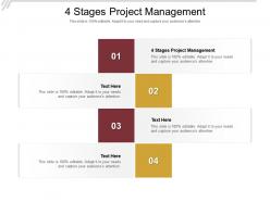 4 stages project management ppt powerpoint presentation portfolio designs cpb