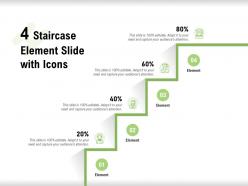 4 staircase element slide with icons