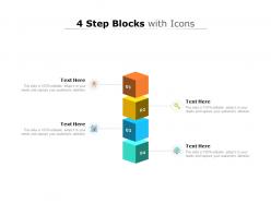 4 step blocks with icons