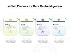 4 step process for data centre migration
