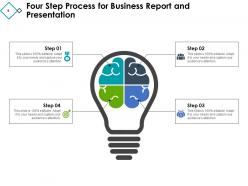 4 Step Process Information Search Evaluation Business Improvement Strategy