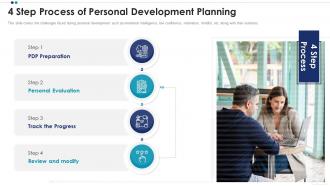 4 step process of personal employee professional growth ppt microsoft