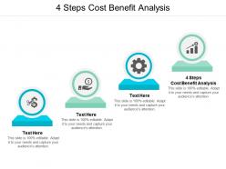 4 steps cost benefit analysis ppt powerpoint presentation gallery show cpb