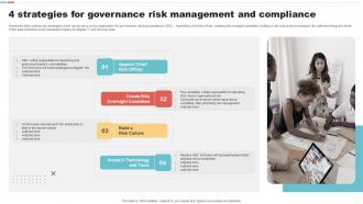 4 Strategies For Governance Risk Management And Compliance