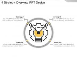 4 Strategy Overview Ppt Design