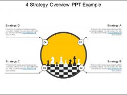 4 Strategy Overview Ppt Example