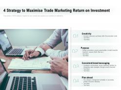 4 Strategy To Maximise Trade Marketing Return On Investment