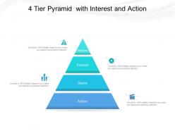 4 tier pyramid with interest and action