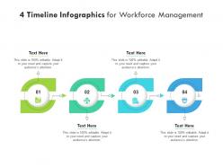 4 timeline for workforce management infographic template