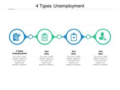 4 types unemployment ppt powerpoint presentation outline templates cpb