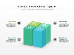 4 vertical blocks aligned together