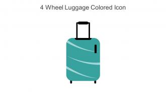 4 Wheel Luggage Colored Icon In Powerpoint Pptx Png And Editable Eps Format
