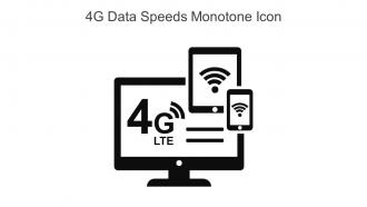4G Data Speeds Monotone Icon In Powerpoint Pptx Png And Editable Eps Format